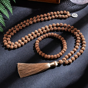 Japamala e Pulseira - Shiva Rudraksha